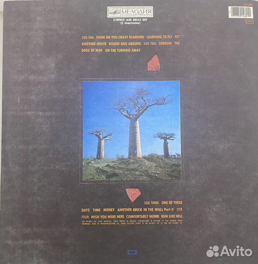 Виниловые пластинки pink floyd