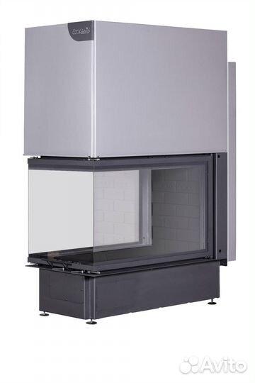 Камин Экокамин дельта 900 PB три стекла подовое го