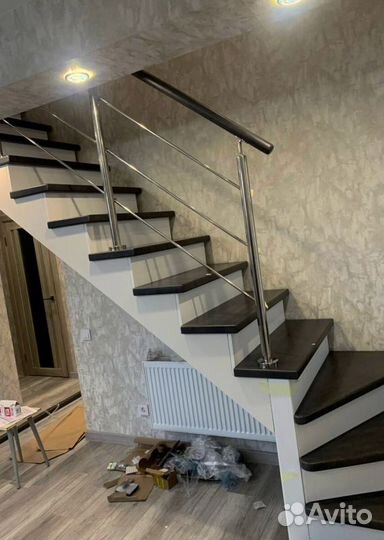 Облицовка бетонных лестниц