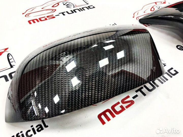 Крышки зеркал на BMW X5 M F85 карбон