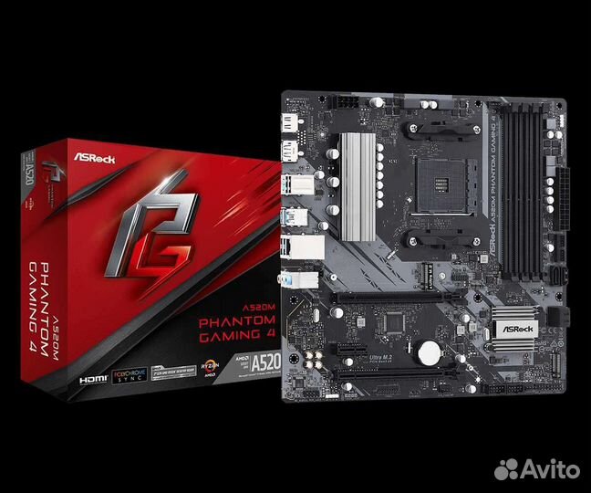 Am4 asrock a520m phantom gaming 4