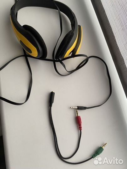 Гарнитура наушники с микрофоном