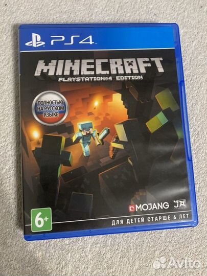 Диск на ps4 Minecraft