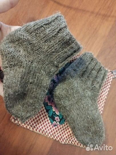 Новые пуховые носочки 12 см стопа