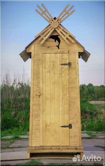 Дачный туалет с кошкой пэч 765