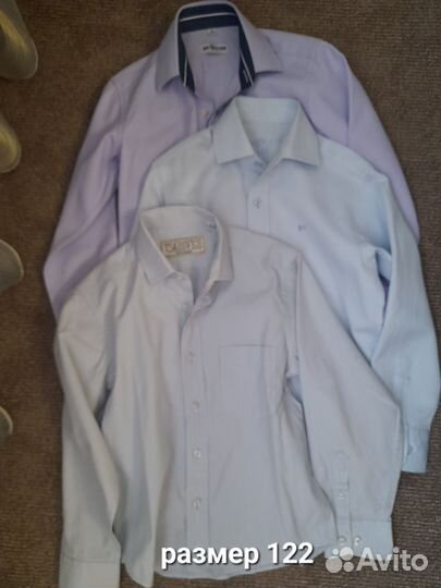 Рубашки на мальчика, размер 122