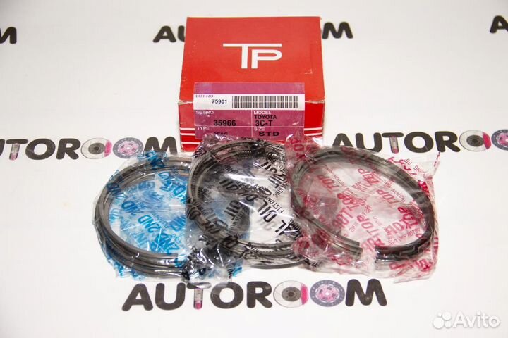 Кольца поршневые TP 2CT / 3CT 35965, 35966 STD