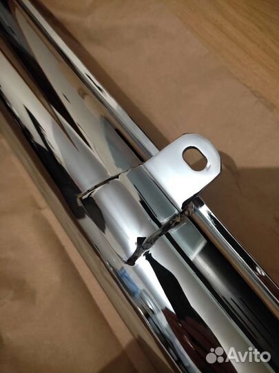 Глушитель мотоцикла иж Планета Спорт. Прямой