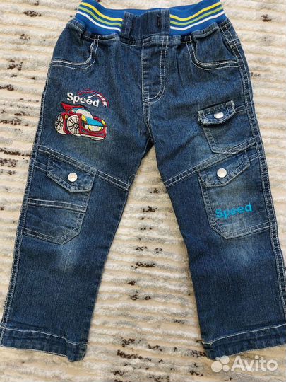 Джинсы на мальчика 98