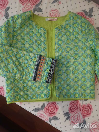 Костюм orby 134 жакет + юбка шорты