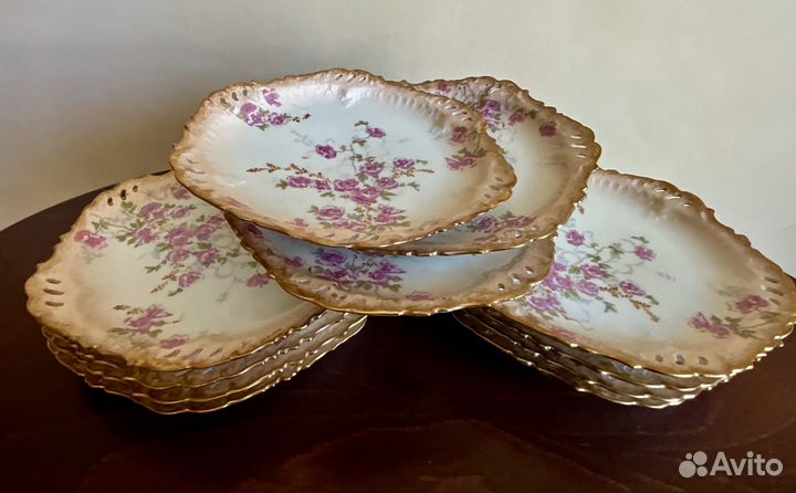 Антикварные тарелки. Цена за одну. Limoges