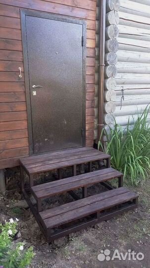 Лестница металлокаркас
