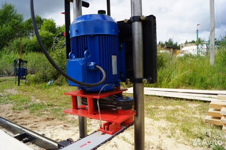 Пилорама шинная редукторная 5.5кВт