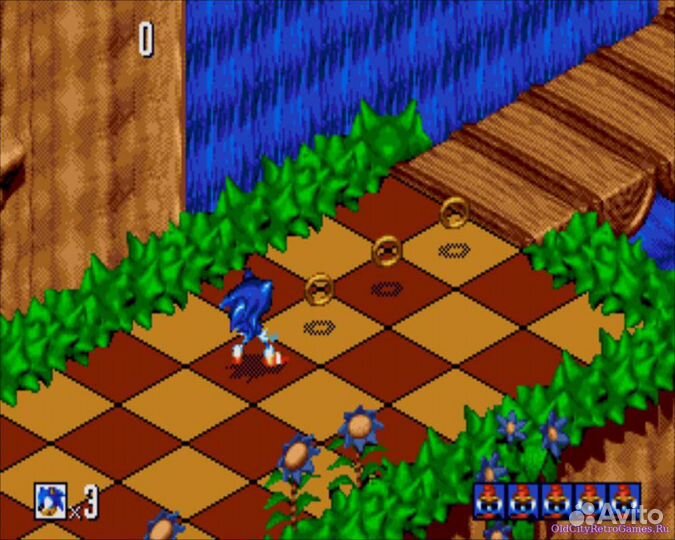 Картридж Sega sonic 3D blast