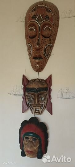 Маски из дерева