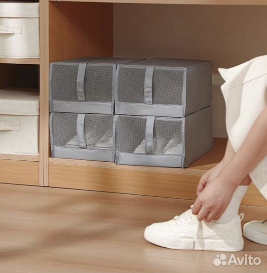 Коробка для хранения обуви, складная тд-68