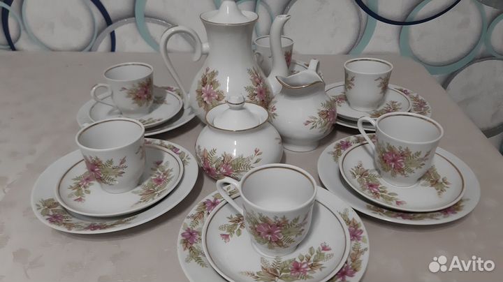 Кофейный сервиз новый