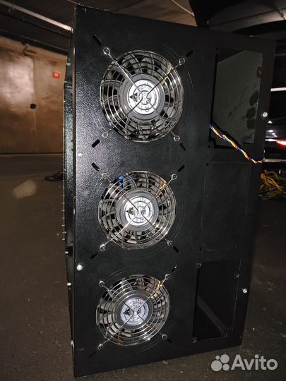 Риг -корпус- тушка 6 видеокарт