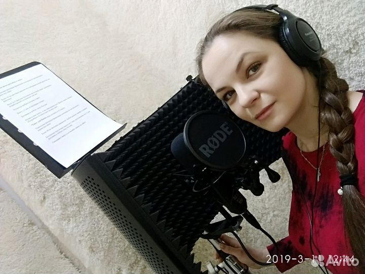 Озвучка аудио-и видео-роликов, аудиокниги, закадр