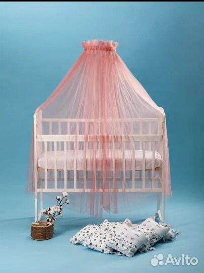 Балдахин в кроватку детскую