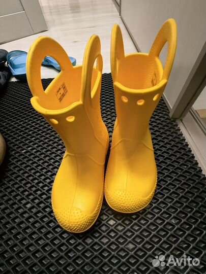 Резиновые сапоги crocs детские