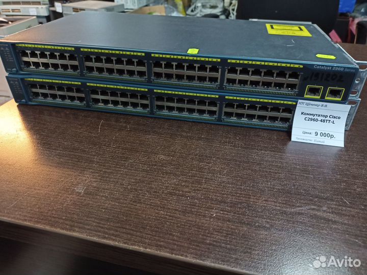 Коммутатор Cisco C2960-48TT-L