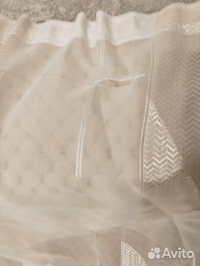 Тюль три широких полотна