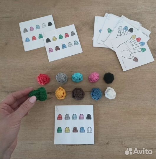 Логопедическая игрушка Шапка вязаная