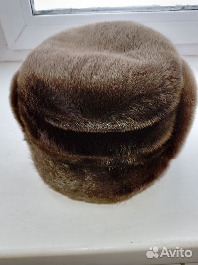 Норковая шапка мужская