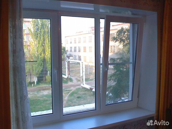 Окно пвх 5и камерное 2100х1400 2х створчатое