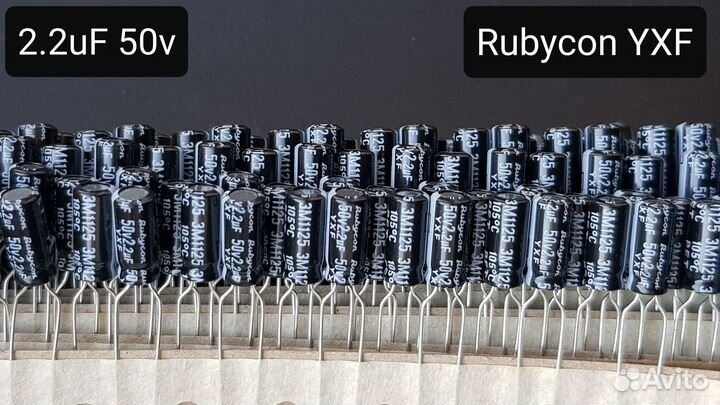 Конденсатор 2,2мкф 50в Rubycon YXF 10шт