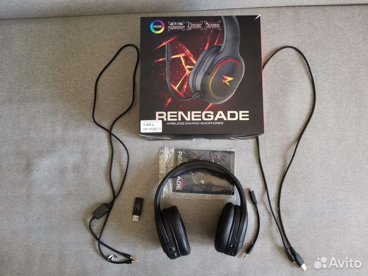 Беспроводные наушники Zet Gaming renegade