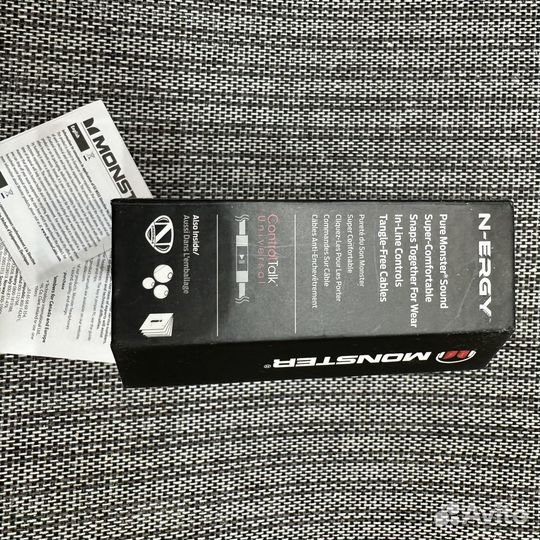 Проводные наушники Monster Ncredible NErgy Blue