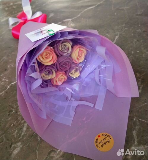 Шоколадные розы букет на 1 сентября