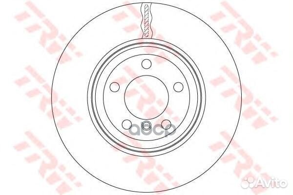 Диск тормозной перед DF6471 TRW