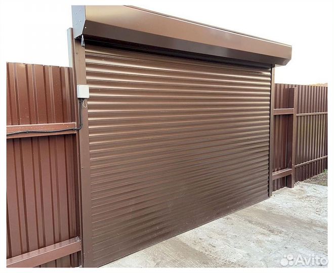 Ворота алютех роллетные