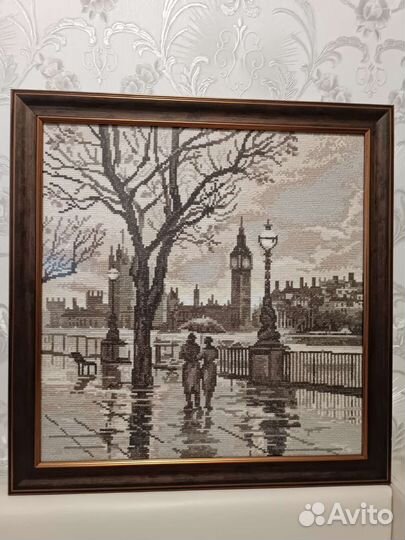 Картина вышитая крестом