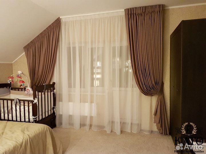 Пошив штор по индивидульным размерам