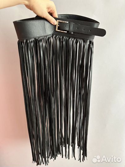 Пояс с бахромой