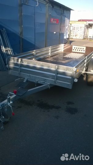 Автоприцеп мзса 817711 с хомутом опорного колеса Е