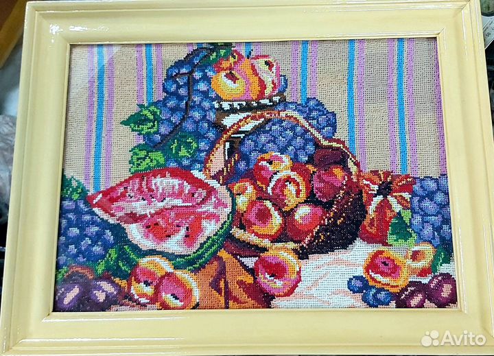Картины вышитые крестиком на канве