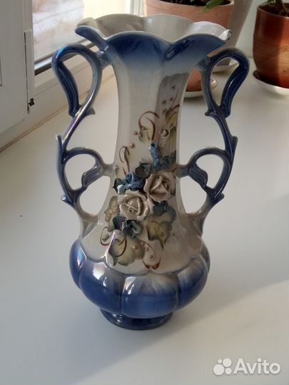 Ваза хрустальная