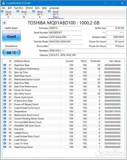 Жёсткие диски 1 tb 2.5