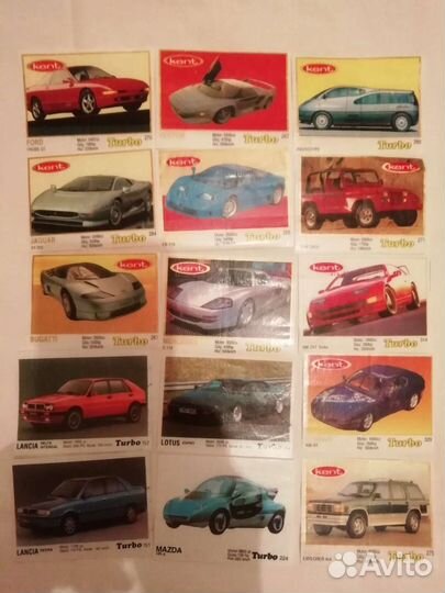 Вкладыши и обверткки от жвачек Турбо