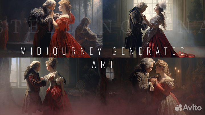 Генерирование арта Midjourney