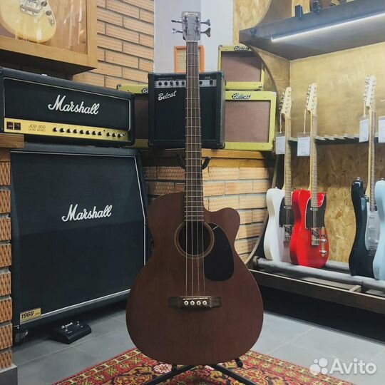 Акустическая бас-гитара Martin BC-15E Mahogany w/C