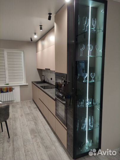 Кухня без ручек на заказ от гранд стиль