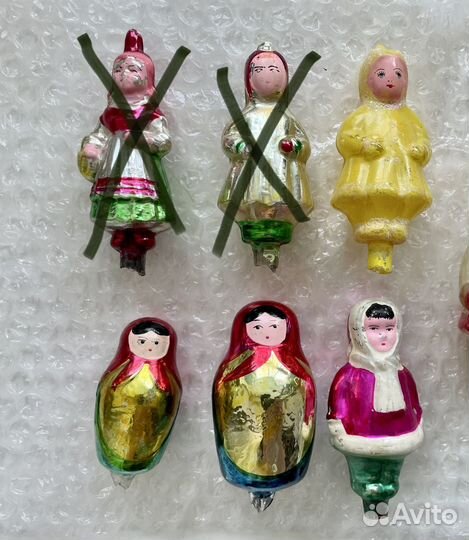 Елочные игрушки на прищепках