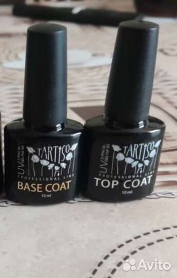 Набор для маникюра (база и топ для ногтей (новые)