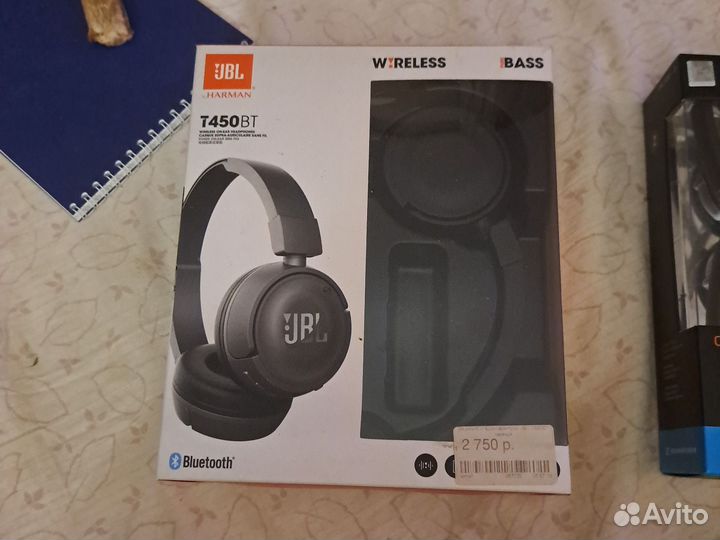 Беспроводные наушники jbl t450bt